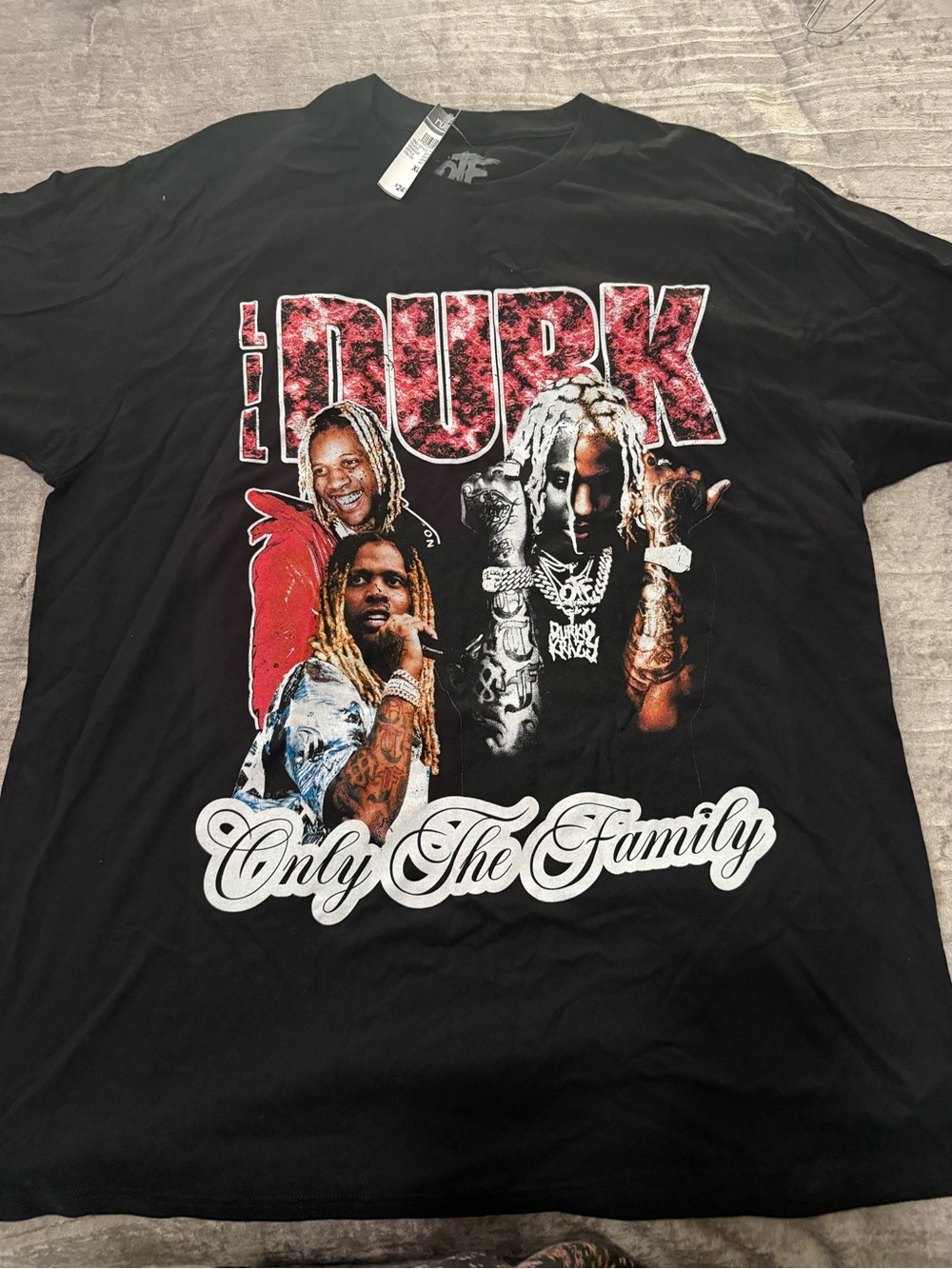 Black Graphic Kids Tee - Only The Family Design